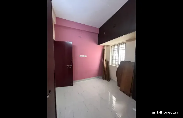 2 BHK semi-furnished flat in Velachery, Chennai.