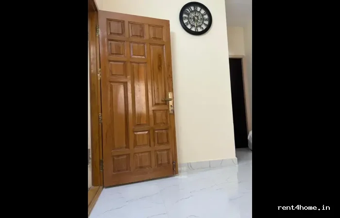 2 BHK semi-furnished flat in Velachery, Chennai.