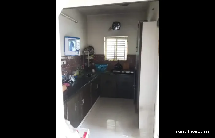 2 BHK semi-furnished flat in Velachery, Chennai.